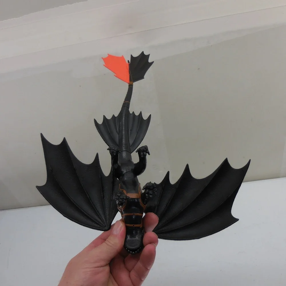 How To Train Your Dragon Toothless Barrel Roll Attack Figure 2013 Spin Master
